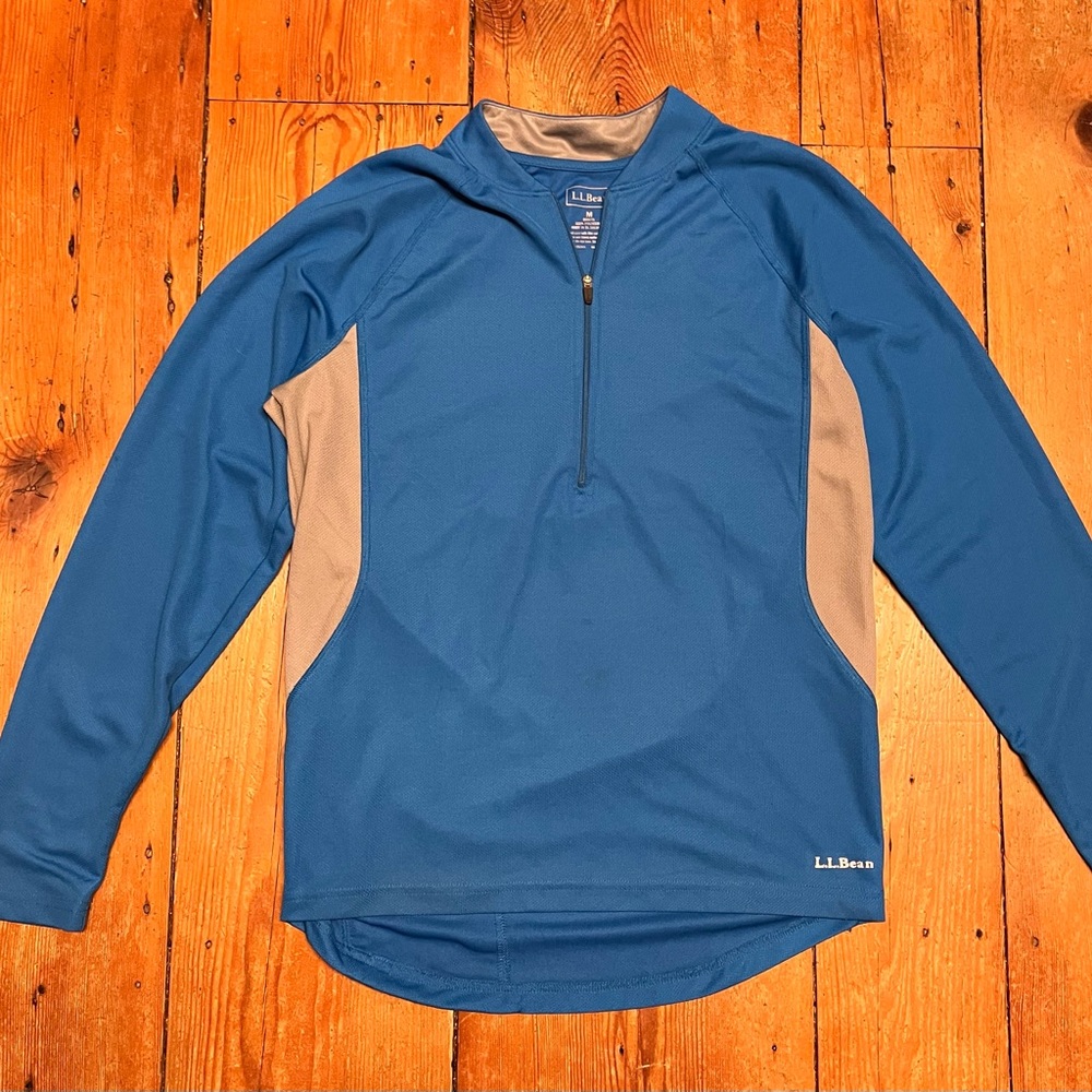 L.L. Bean Men's Medium Blue and Gray Performance Jacket